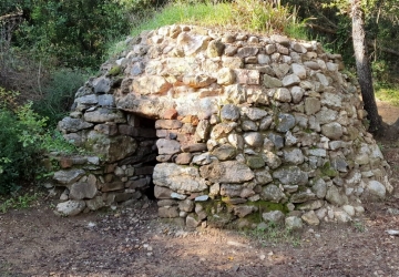 Barraca de pedra seca de la costa d'en Jan (núm.13), sota Castellar Vell (2021) Josep Maria Manyosa
